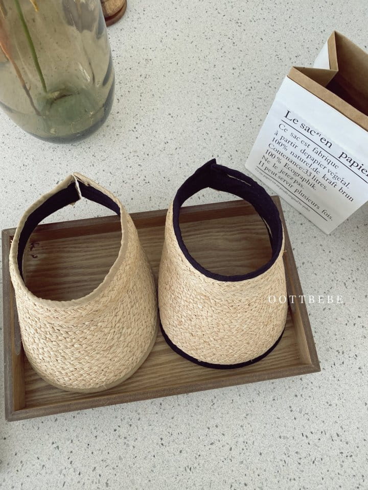 OOTT BEBE - Korean Children Fashion - #Kfashion4kids - Straw Sun Cap - 5
