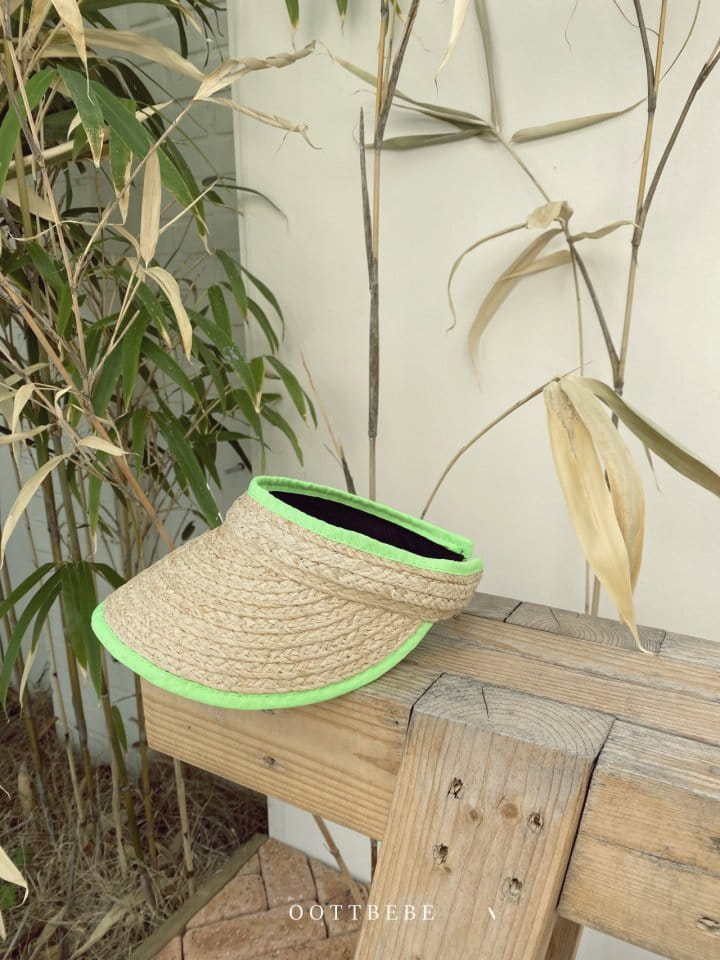 OOTT BEBE - Korean Children Fashion - #Kfashion4kids - Straw Sun Cap - 9