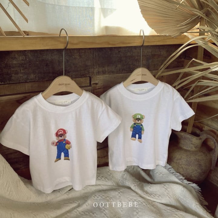 OOTT BEBE - Korean Children Fashion - #Kfashion4kids - Mario Tee