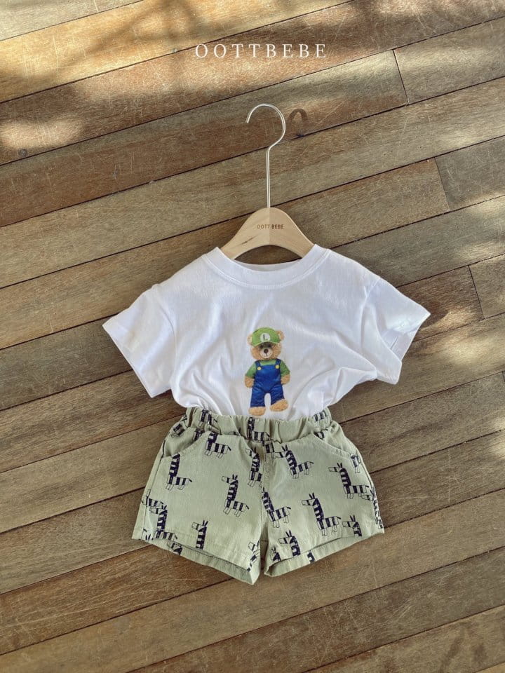 OOTT BEBE - Korean Children Fashion - #Kfashion4kids - Mario Tee - 3