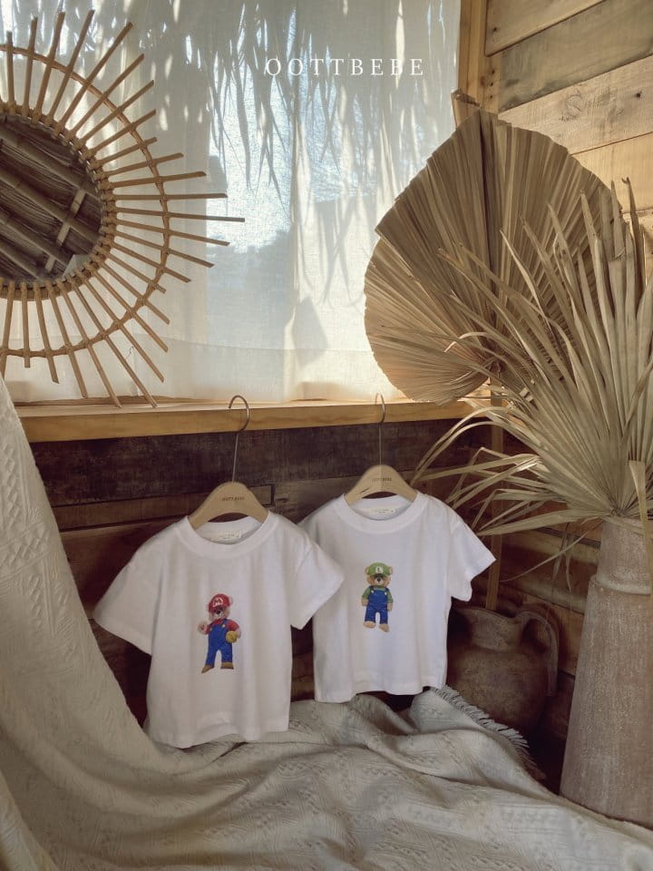 OOTT BEBE - Korean Children Fashion - #Kfashion4kids - Mario Tee - 4