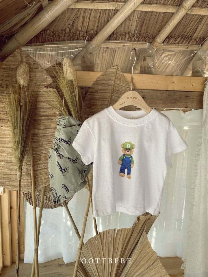 OOTT BEBE - Korean Children Fashion - #Kfashion4kids - Mario Tee - 9