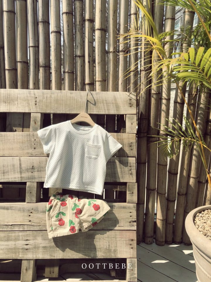 OOTT BEBE - Korean Children Fashion - #Kfashion4kids - Dots Pocket Tee - 11