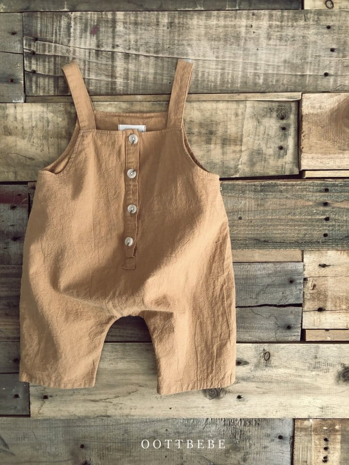 OOTT BEBE - Korean Children Fashion - #Kfashion4kids - Linen Overall - 7
