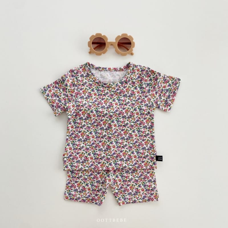 OOTT BEBE - Korean Children Fashion - #Kfashion4kids - Flower Bunnies Easywear - 3