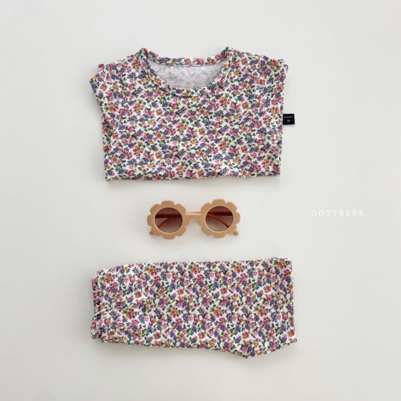 OOTT BEBE - Korean Children Fashion - #Kfashion4kids - Flower Bunnies Easywear - 9