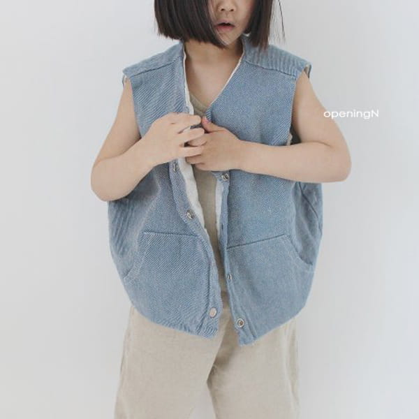 OPENING & - Korean Children Fashion - #Kfashion4kids - W Vintage Vest