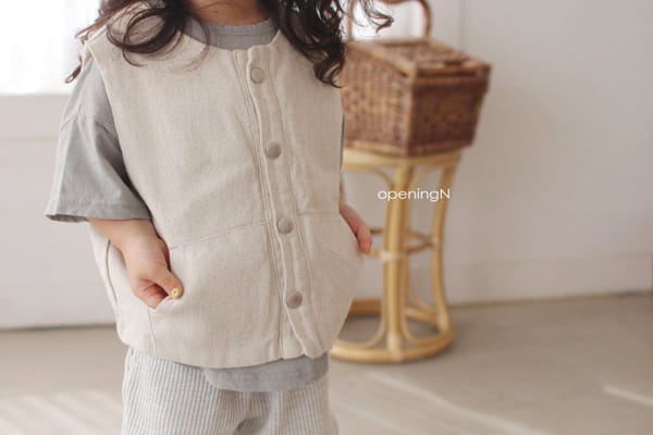 OPENING & - Korean Children Fashion - #Kfashion4kids - W Vintage Vest - 10