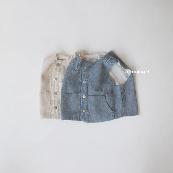 OPENING & - Korean Children Fashion - #Kfashion4kids - W Vintage Vest - 4