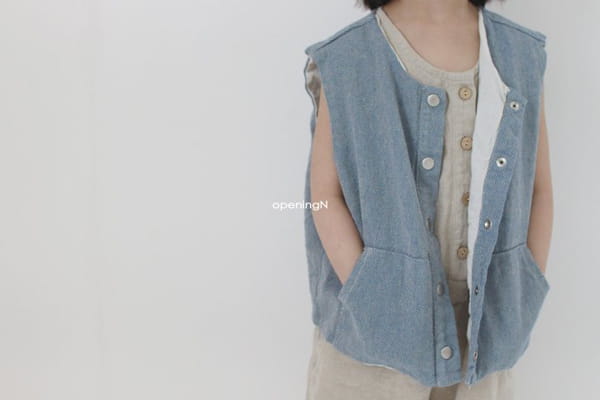OPENING & - Korean Children Fashion - #Kfashion4kids - W Vintage Vest - 9