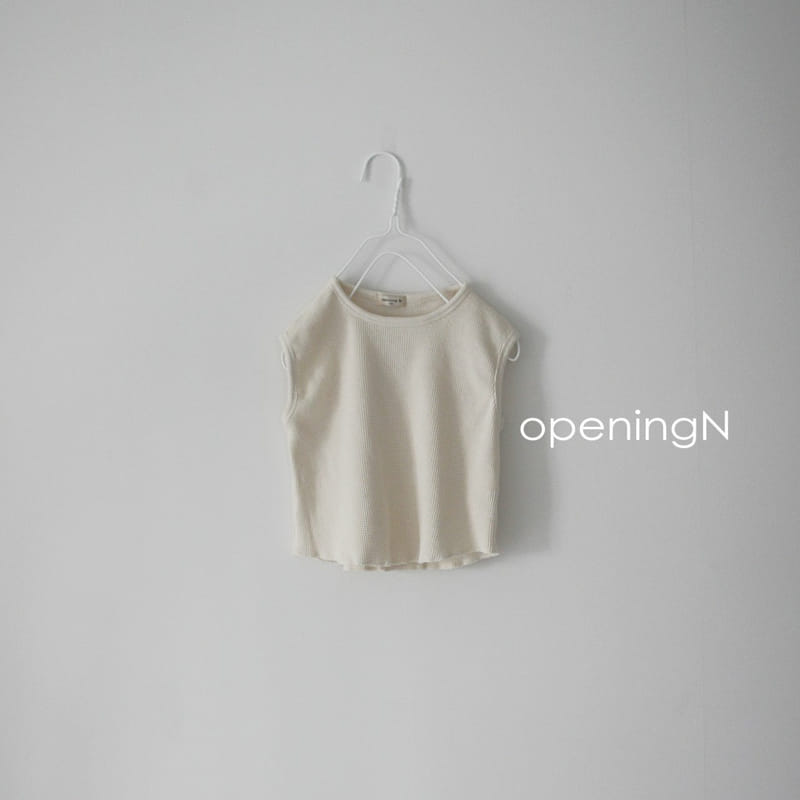 OPENING & - Korean Children Fashion - #Kfashion4kids - Waffle One Sleeveless - 8