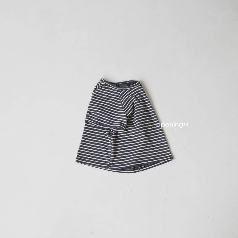 OPENING & - Korean Children Fashion - #Kfashion4kids - Lime Raglan Stripes Tee - 6