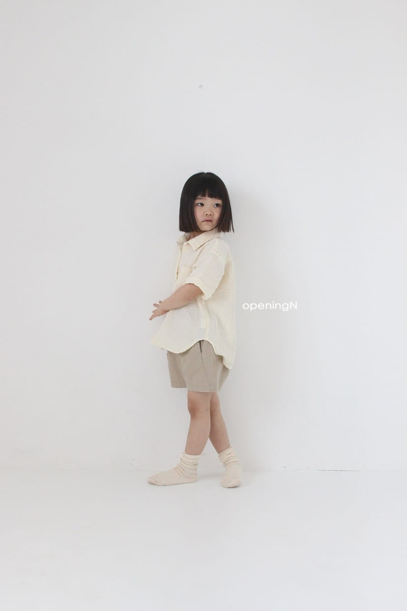 OPENING & - Korean Children Fashion - #Kfashion4kids - A Slub Shorts - 3