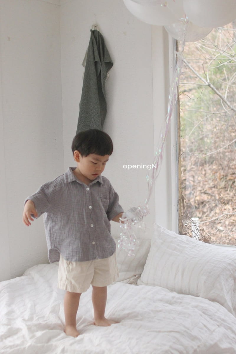 OPENING & - Korean Children Fashion - #Kfashion4kids - A Slub Shorts - 5