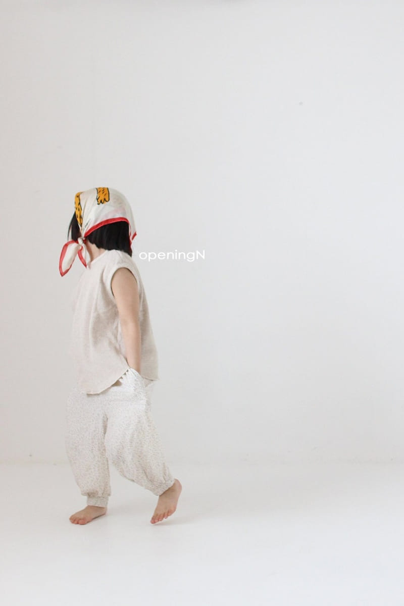 OPENING & - Korean Children Fashion - #Kfashion4kids - SW Flower Pants - 10