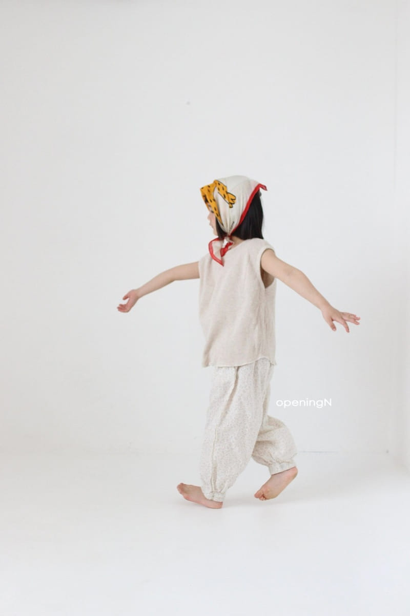 OPENING & - Korean Children Fashion - #Kfashion4kids - SW Flower Pants - 3