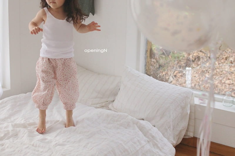 OPENING & - Korean Children Fashion - #Kfashion4kids - SW Flower Pants - 6