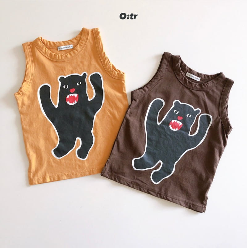 OTR - Korean Children Fashion - #Kfashion4kids - Big Bear Sleeveless Tee - 2