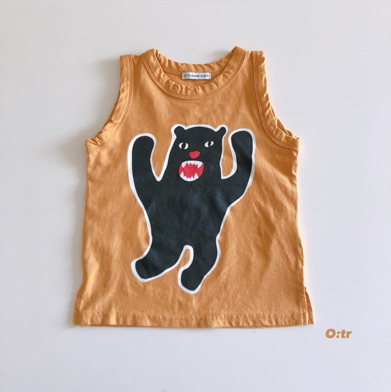 OTR - Korean Children Fashion - #Kfashion4kids - Big Bear Sleeveless Tee - 3