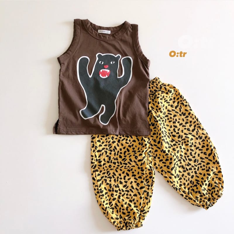 OTR - Korean Children Fashion - #Kfashion4kids - Big Bear Sleeveless Tee - 6