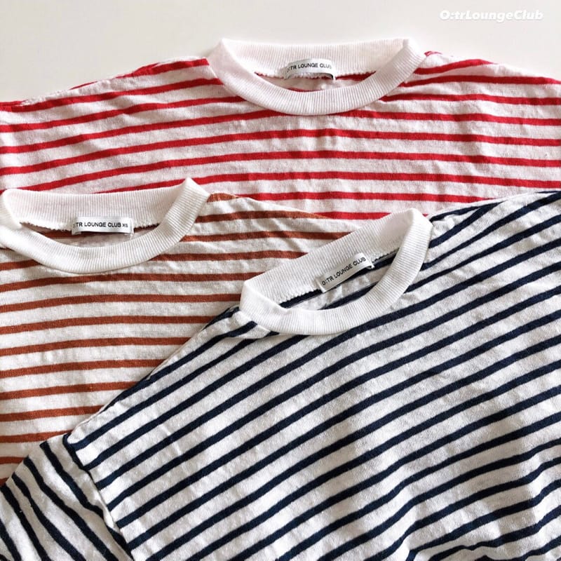 OTR - Korean Children Fashion - #Kfashion4kids - Linen White Stripes Tee - 2