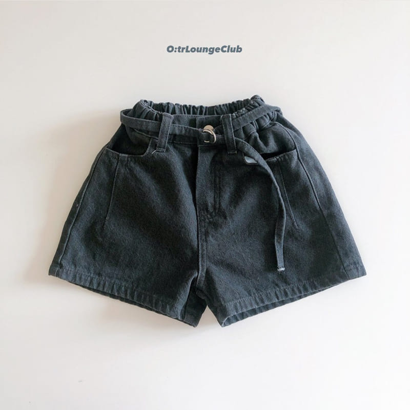 OTR - Korean Children Fashion - #Kfashion4kids - Ring Belt Denim Shorts - 2
