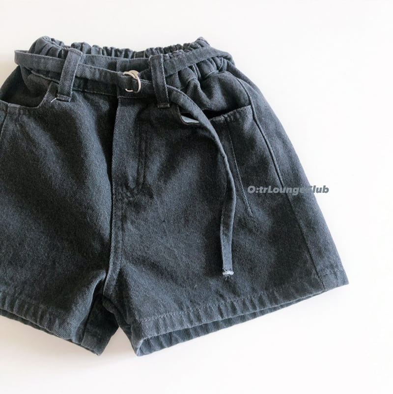 OTR - Korean Children Fashion - #Kfashion4kids - Ring Belt Denim Shorts - 4
