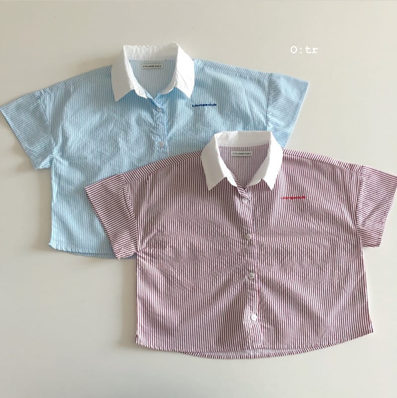 OTR - Korean Children Fashion - #Kfashion4kids - Lounge Stripes Shirt - 2