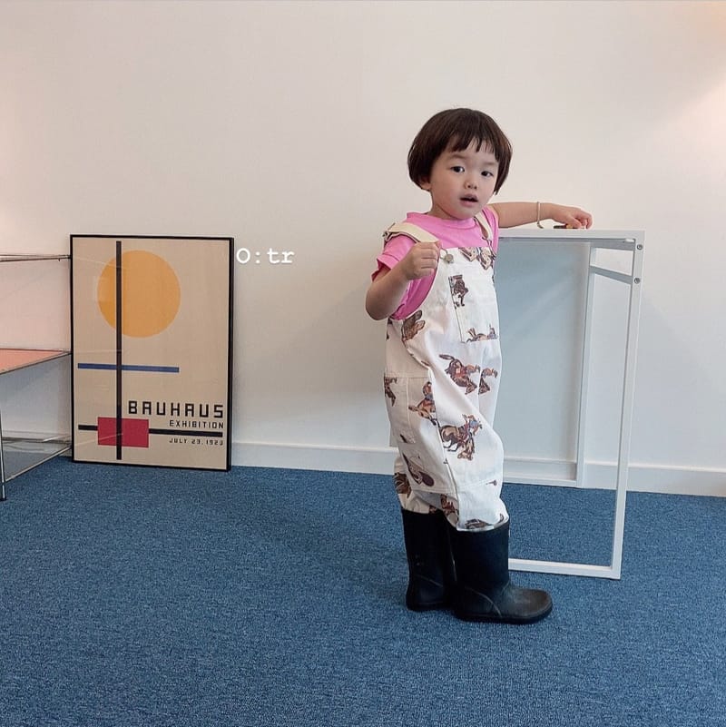 OTR - Korean Children Fashion - #Kfashion4kids - Cow Boy Dungarees - 10