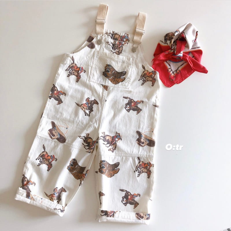 OTR - Korean Children Fashion - #Kfashion4kids - Cow Boy Dungarees - 2