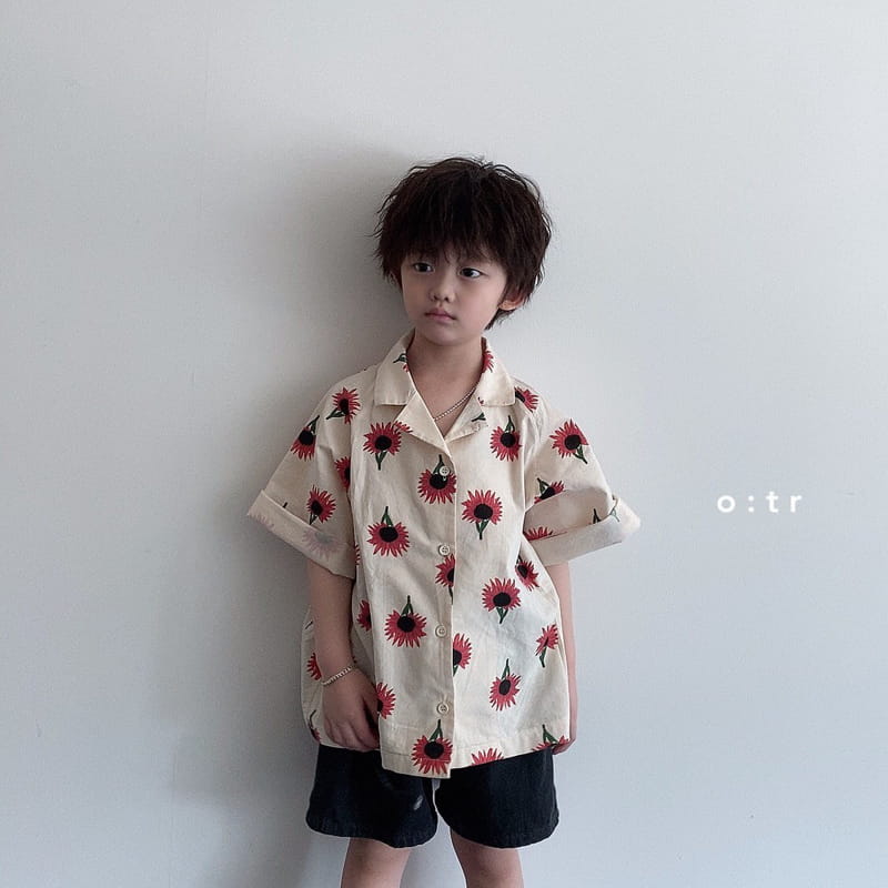 OTR - Korean Children Fashion - #Kfashion4kids - Sun Flower Shirt