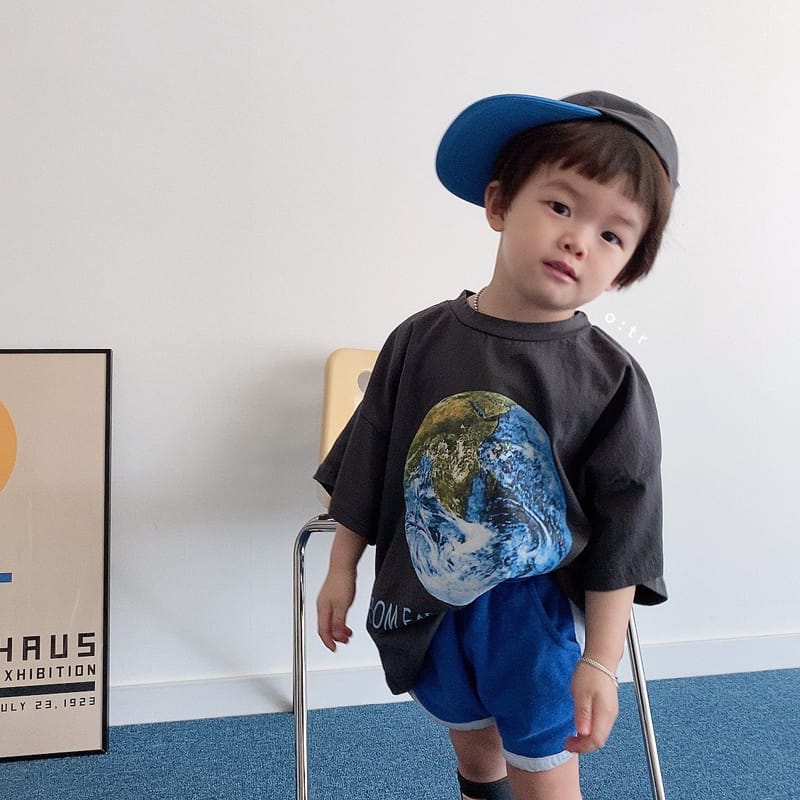 OTR - Korean Children Fashion - #Kfashion4kids - Digutal Earth Tee