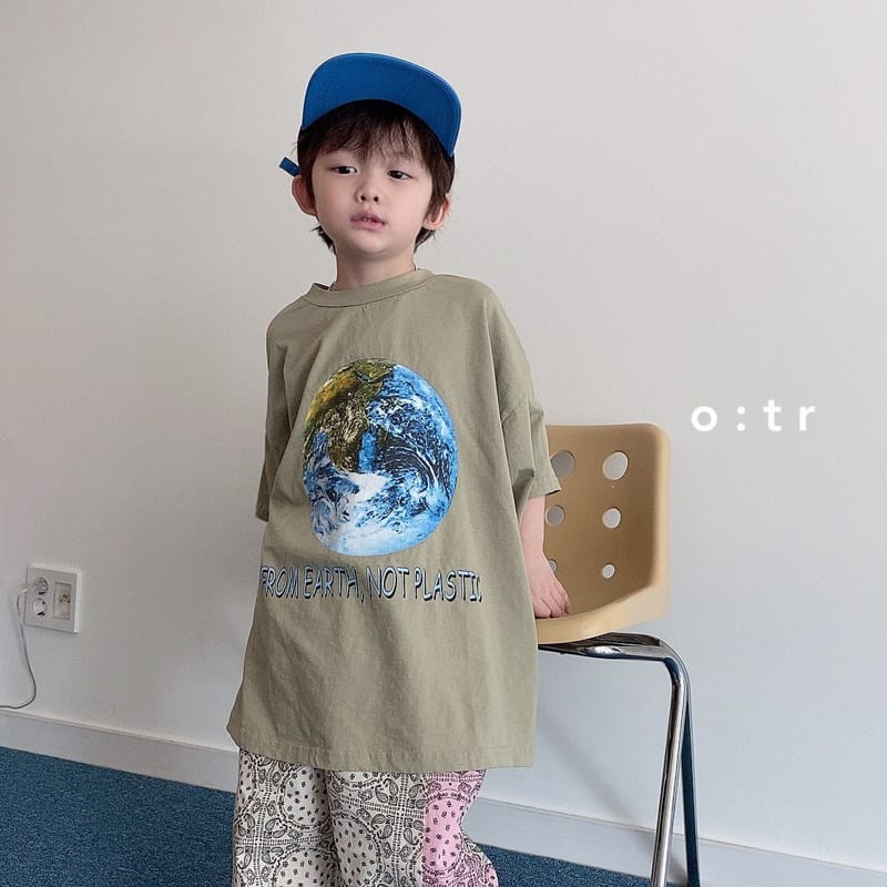 OTR - Korean Children Fashion - #Kfashion4kids - Digutal Earth Tee - 6