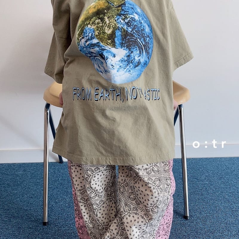 OTR - Korean Children Fashion - #Kfashion4kids - Digutal Earth Tee - 7