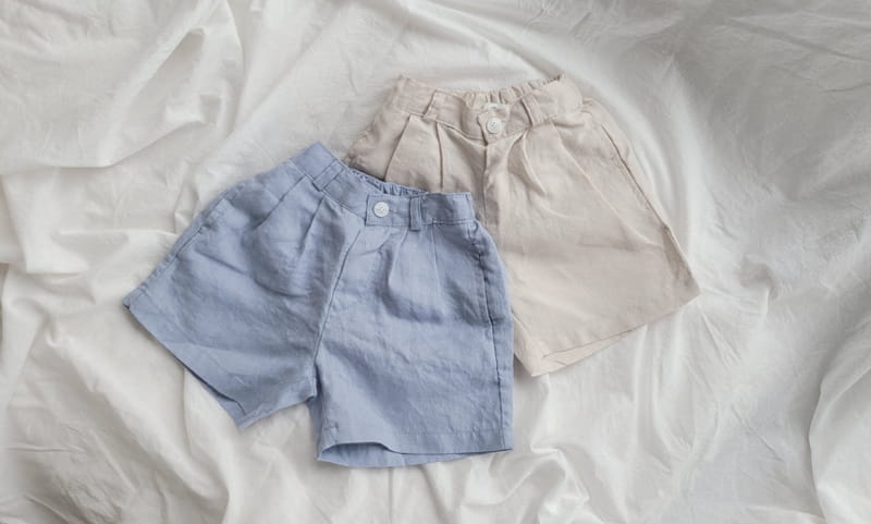 PAPER STUDIOS - Korean Children Fashion - #Kfashion4kids - Linen 100 Shorts