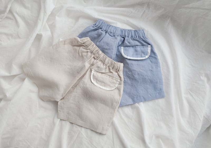 PAPER STUDIOS - Korean Children Fashion - #Kfashion4kids - Linen 100 Shorts - 4