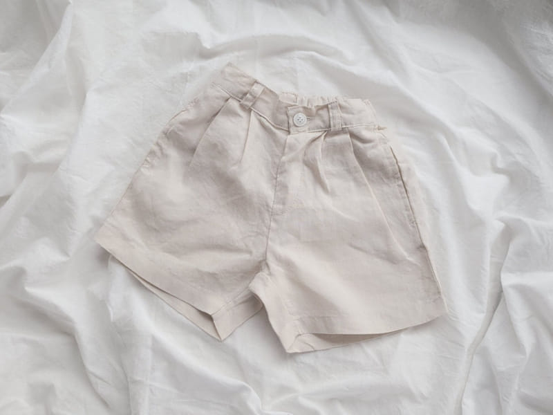PAPER STUDIOS - Korean Children Fashion - #Kfashion4kids - Linen 100 Shorts - 6