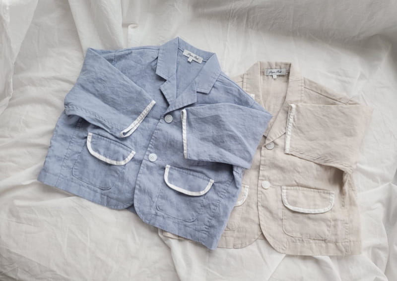 PAPER STUDIOS - Korean Children Fashion - #Kfashion4kids - Linen 100 Jacket