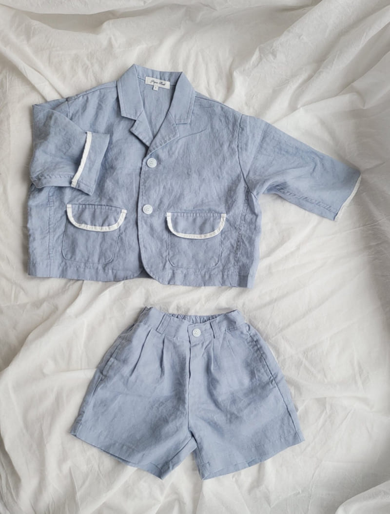 PAPER STUDIOS - Korean Children Fashion - #Kfashion4kids - Linen 100 Jacket - 5