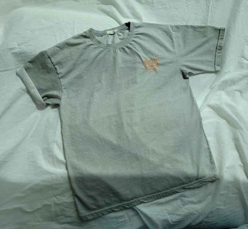 PAPER STUDIOS - Korean Children Fashion - #Kfashion4kids - Pigment Embroidery Tee - 2