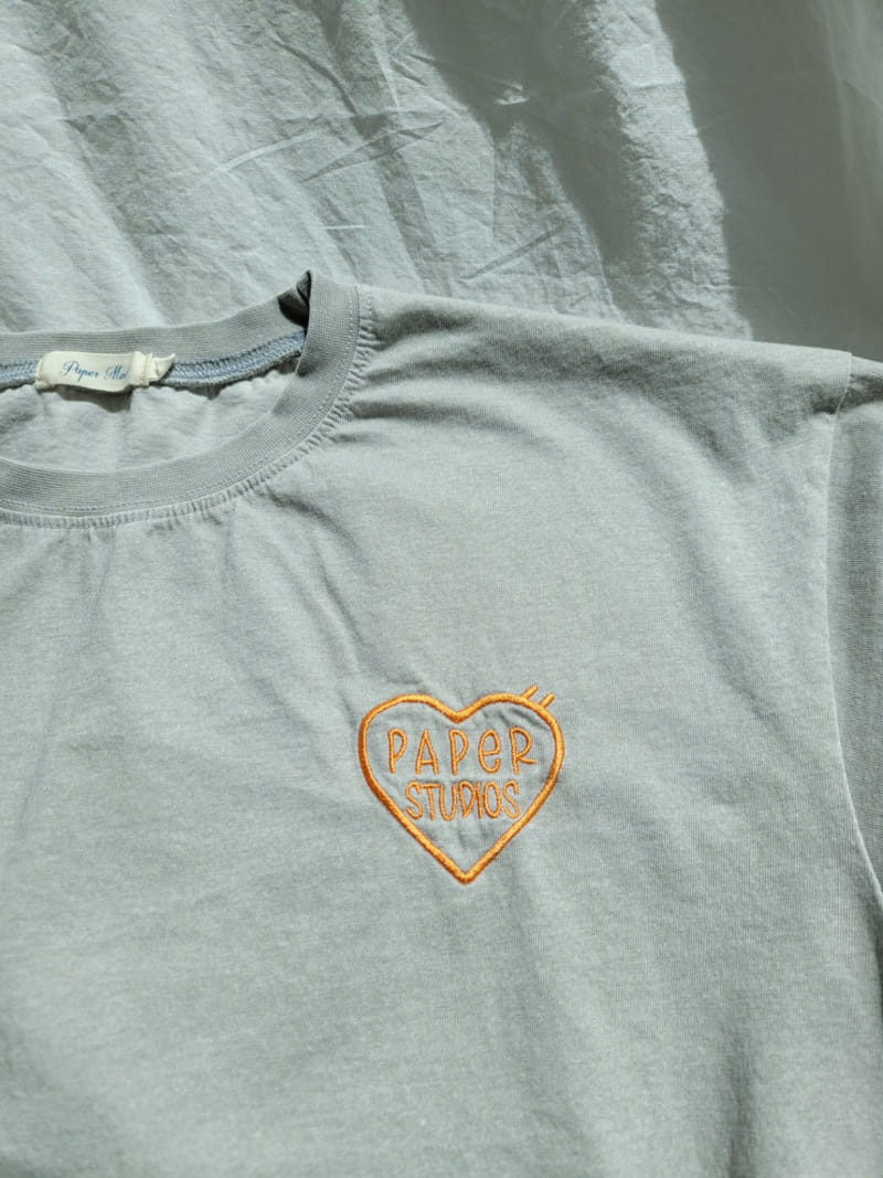 PAPER STUDIOS - Korean Children Fashion - #Kfashion4kids - Pigment Embroidery Tee - 3