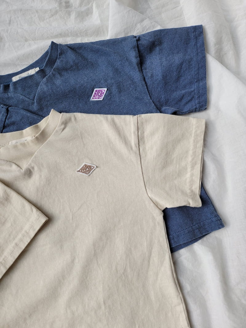 PAPER STUDIOS - Korean Children Fashion - #Kfashion4kids - Pigment Wappen Tee - 7