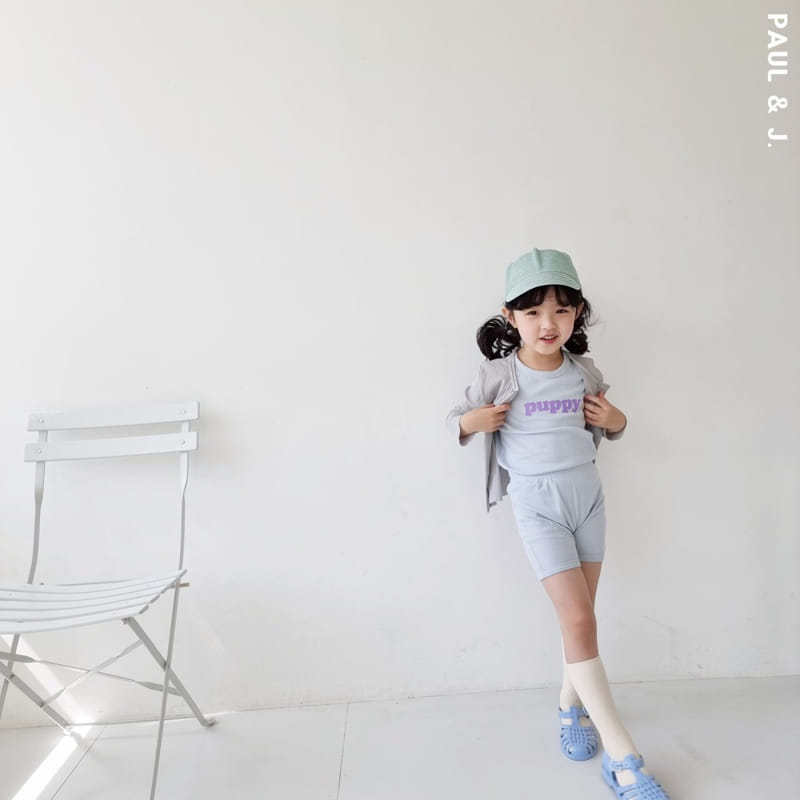 PAUL & J - Korean Children Fashion - #Kfashion4kids - Puppy Top Bottom Set - 12