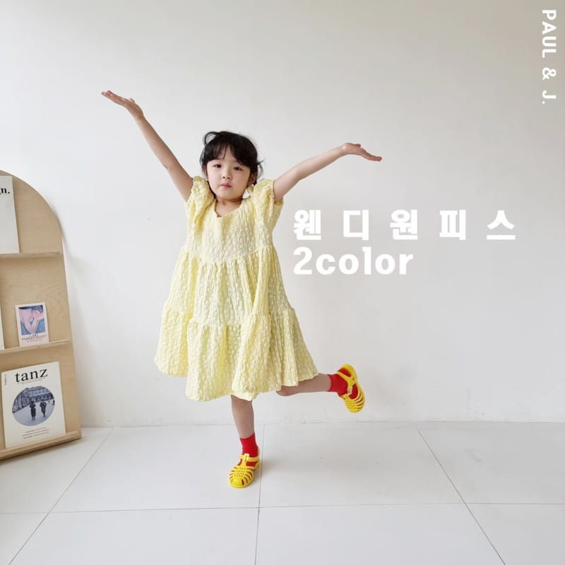 PAUL & J - Korean Children Fashion - #Kfashion4kids - Wendy One-piece