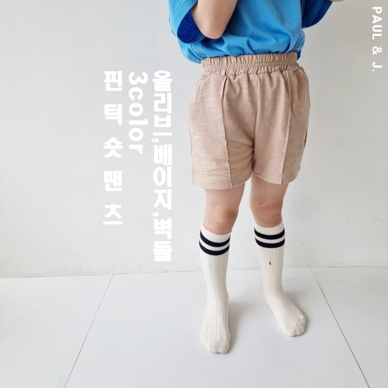 PAUL & J - Korean Children Fashion - #Kfashion4kids - Pintuck Shorts