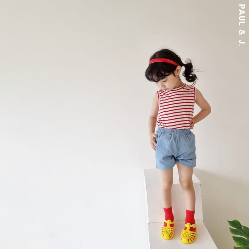 PAUL & J - Korean Children Fashion - #Kfashion4kids - Soy Denim Shorts - 8