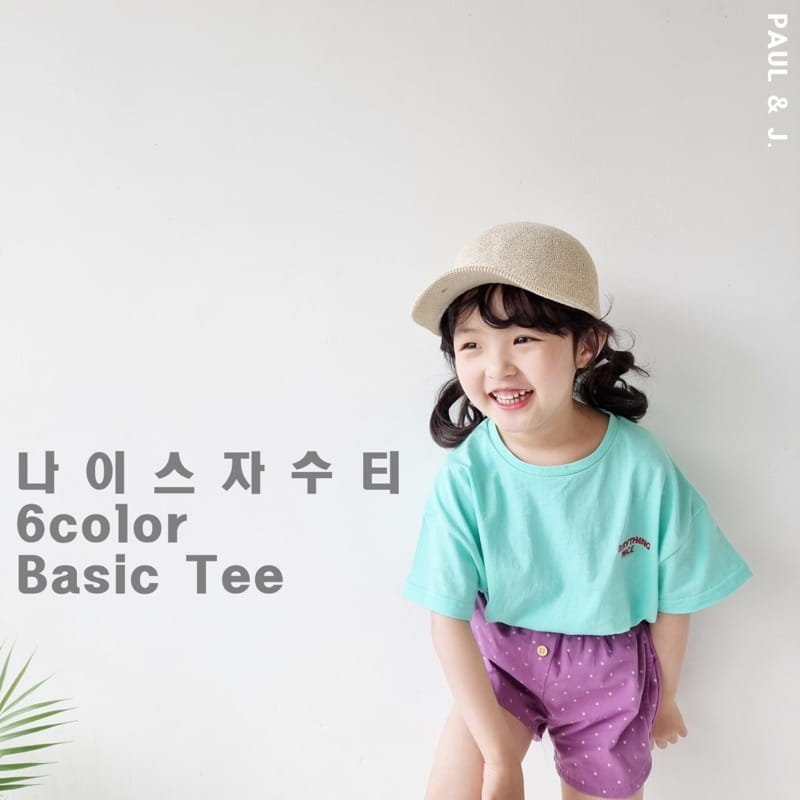 PAUL & J - Korean Children Fashion - #Kfashion4kids - Nice Embroidery Tee