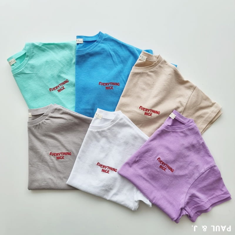 PAUL & J - Korean Children Fashion - #Kfashion4kids - Nice Embroidery Tee - 3