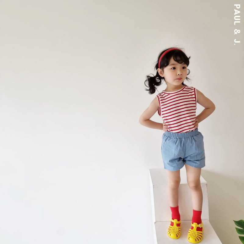 PAUL & J - Korean Children Fashion - #Kfashion4kids - Dave Sleeveless - 10