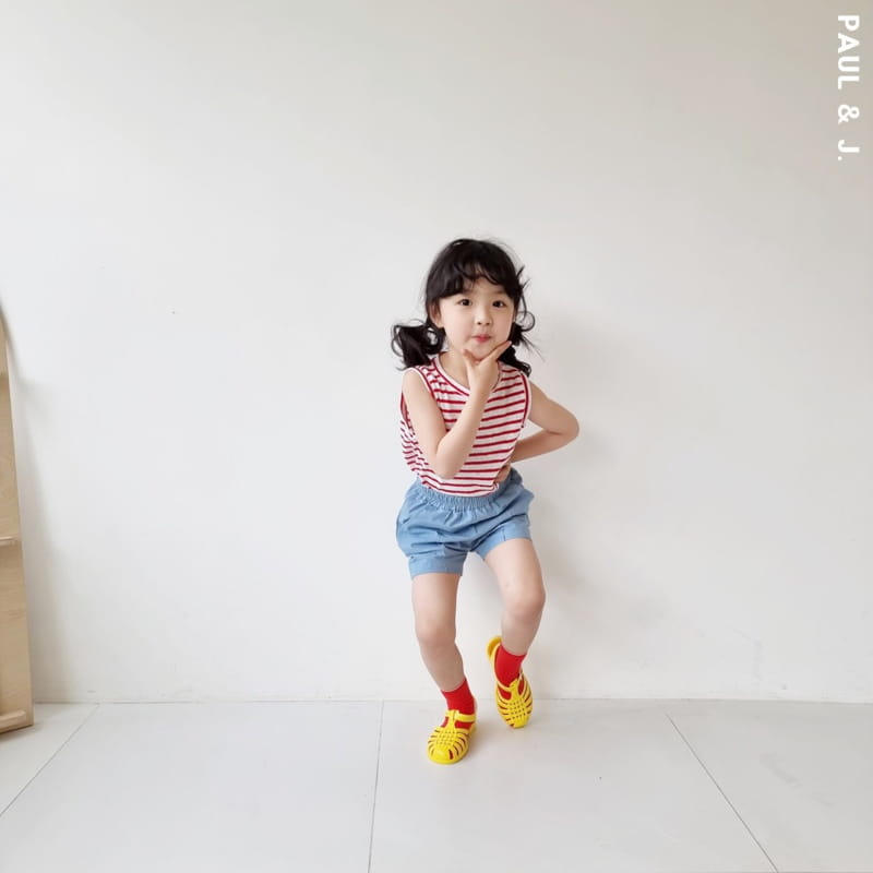 PAUL & J - Korean Children Fashion - #Kfashion4kids - Dave Sleeveless - 6